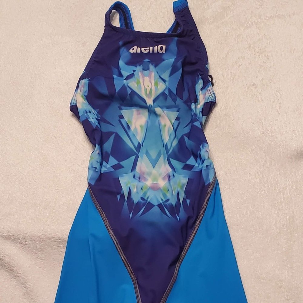 Arena Junior Powerskin Luckystar ST 2.0 Open Back Kneeskin Tech Suit
